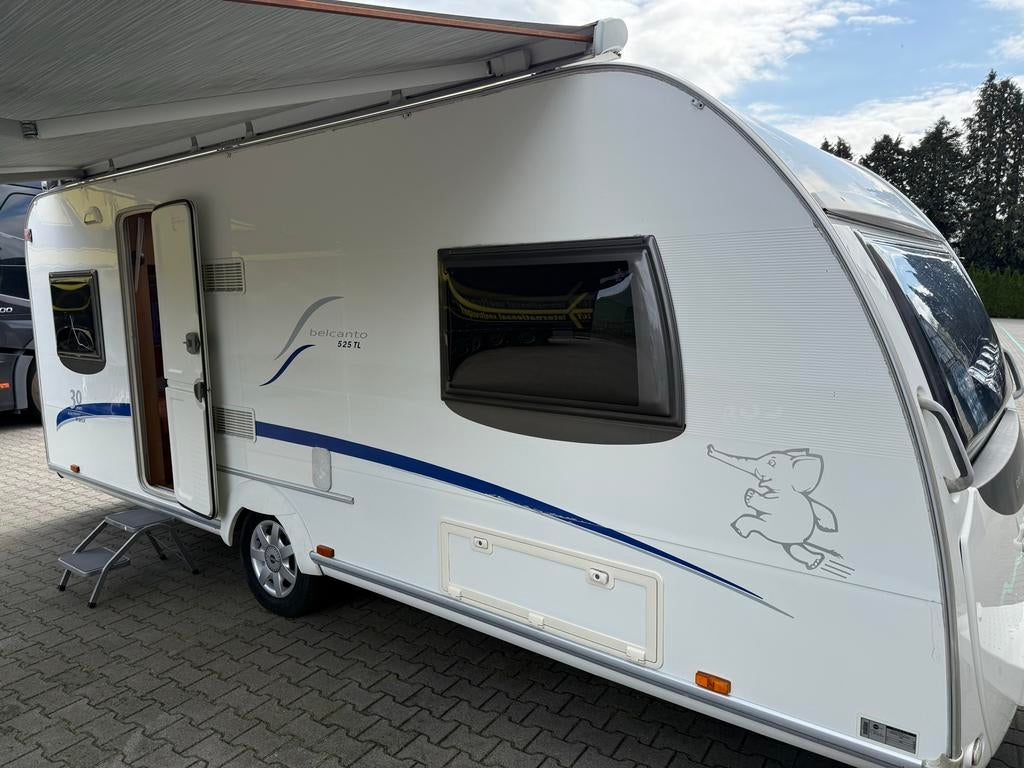 Caravan Bürstner Belcanto 525 TL 2007, Vast bed, Particulier, 1250 - 1500 kg, Tot en met 4