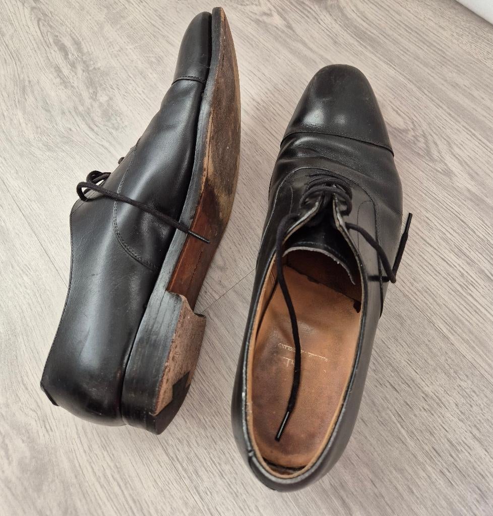 Heren nette schoenen van Crockett Jones maat 6,3, Ophalen, Gedragen, Zwart, Crockett jones