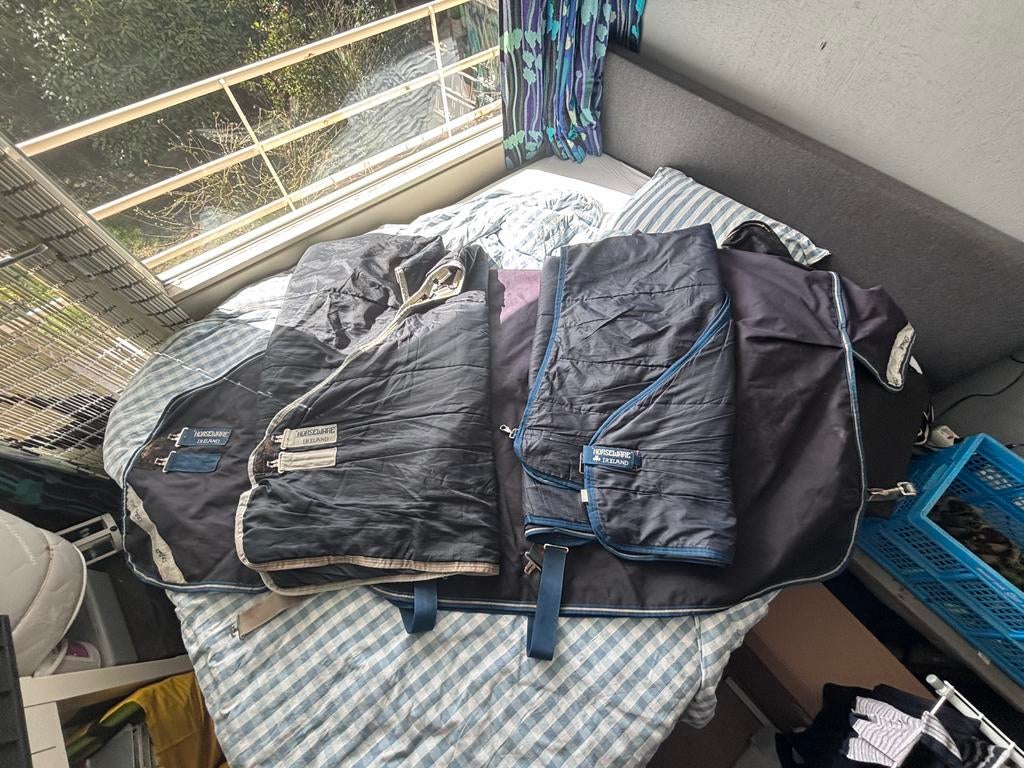 Amigo dekenset, maat 198, 0 grams met 2 liners en hals, Ophalen of Verzenden, Zo goed als nieuw, Deken