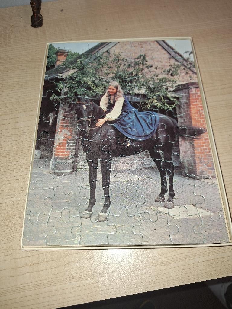 puzzel black beauty, Ophalen of Verzenden, Meer dan 50 stukjes, Zo goed als nieuw, 4 tot 6 jaar