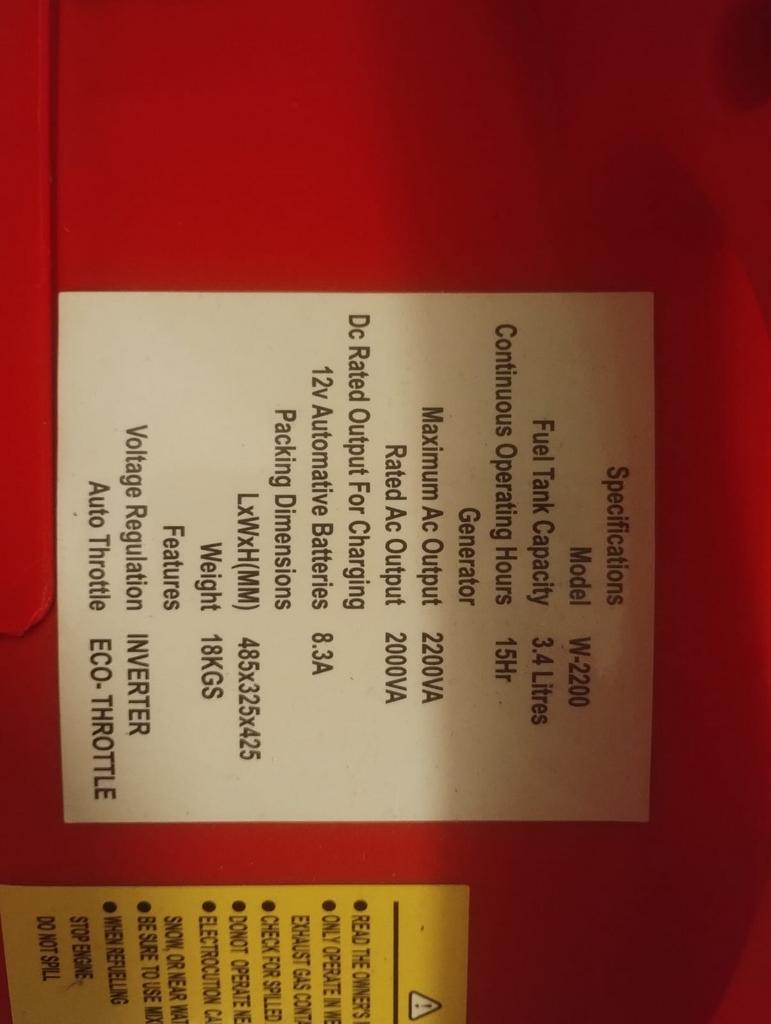 Bijna Nieuwe 2-Takt Aggregaat - Slechts 2x Gebruikt!, Ophalen, Zo goed als nieuw, Minder dan 5 kVA, Benzine