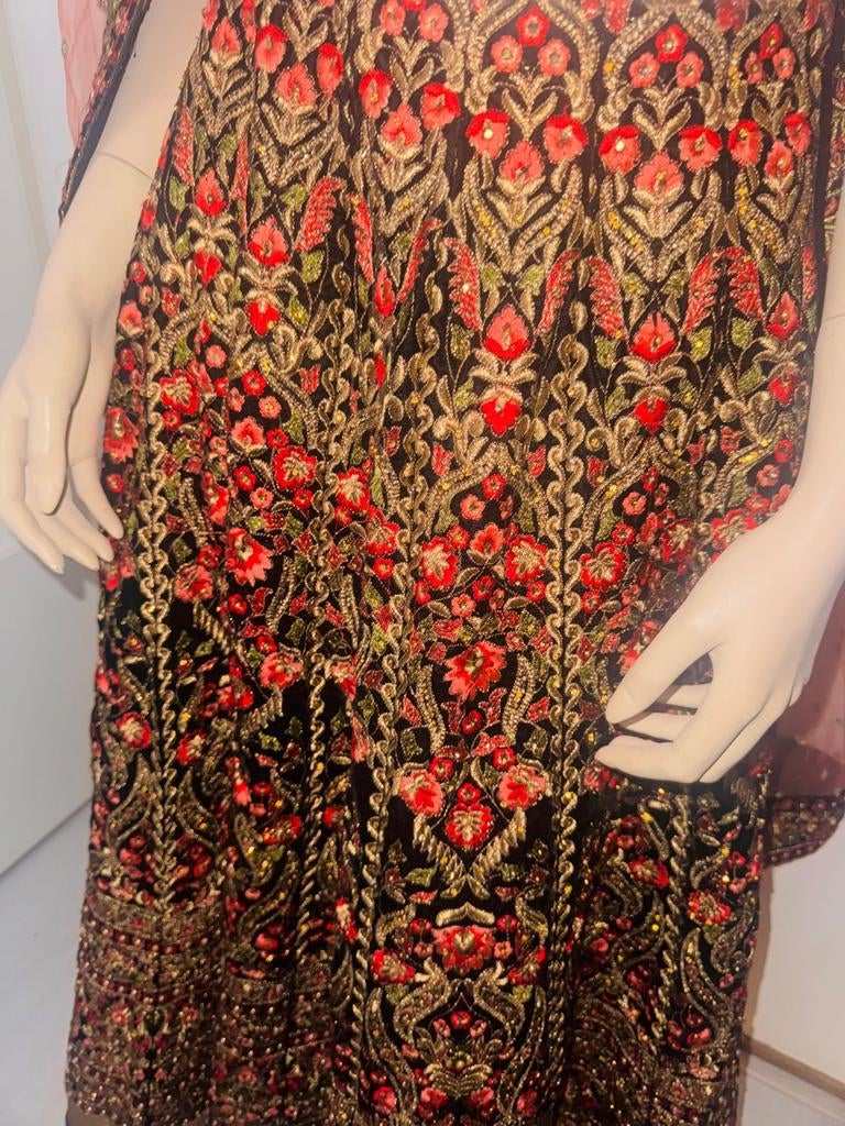 Prachtige Bollywood Lehenga, Bollywood Fashion, Ophalen of Verzenden, Kleding, Maat 36 (S)