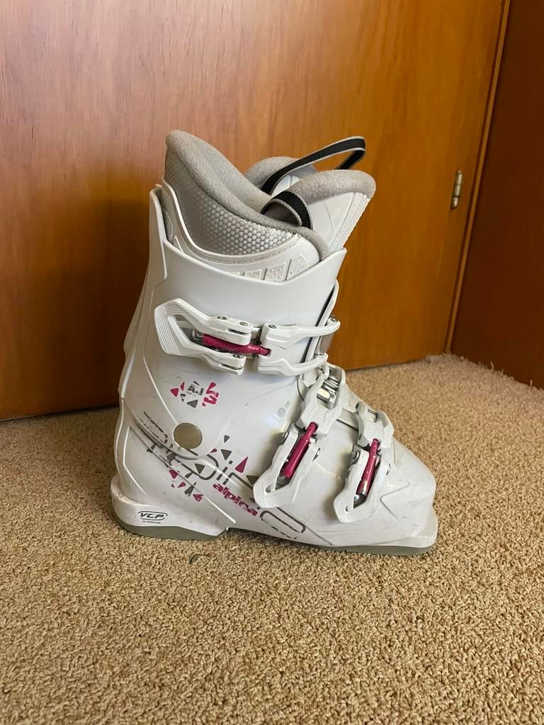 Alpina Kinder skischoen maat 35, Gebruikt, 100 tot 140 cm, Schoenen, Ophalen