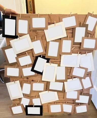 Foto bord voor bruiloft of feest, Ophalen, Gebruikt