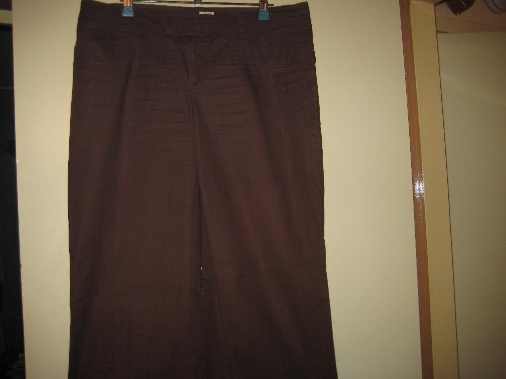 Bruine Esprit broek, 40, Regular, Maat 38/40 (M), Bruin, Ophalen of Verzenden, Zo goed als nieuw