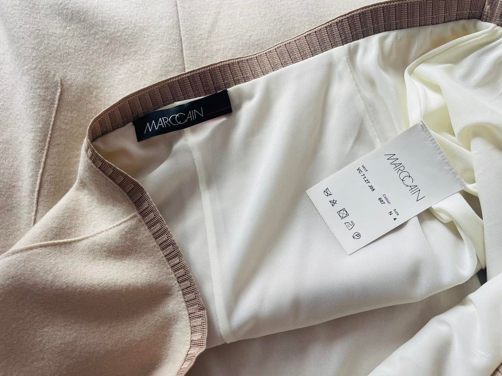 Marccain: Camel Rokje, Maat 38/40 (M), Bruin, Verzenden, Zo goed als nieuw