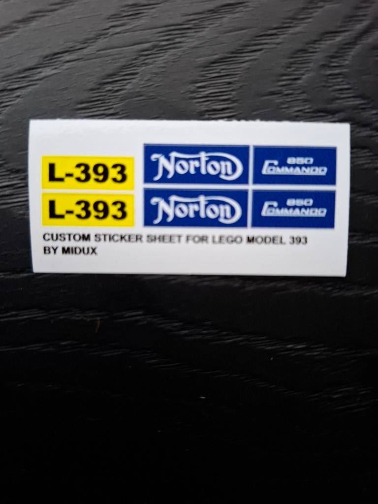 Sticker set voor Lego 393, Kinderen en Baby's, Speelgoed | Duplo en Lego, Ophalen of Verzenden, Nieuw, Lego