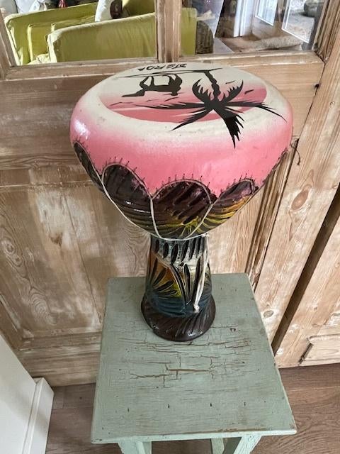 Djembe. Traditionele Afrikaanse handtrommel aardewerk., Muziek en Instrumenten, Percussie, Ophalen, Gebruikt, Trommel