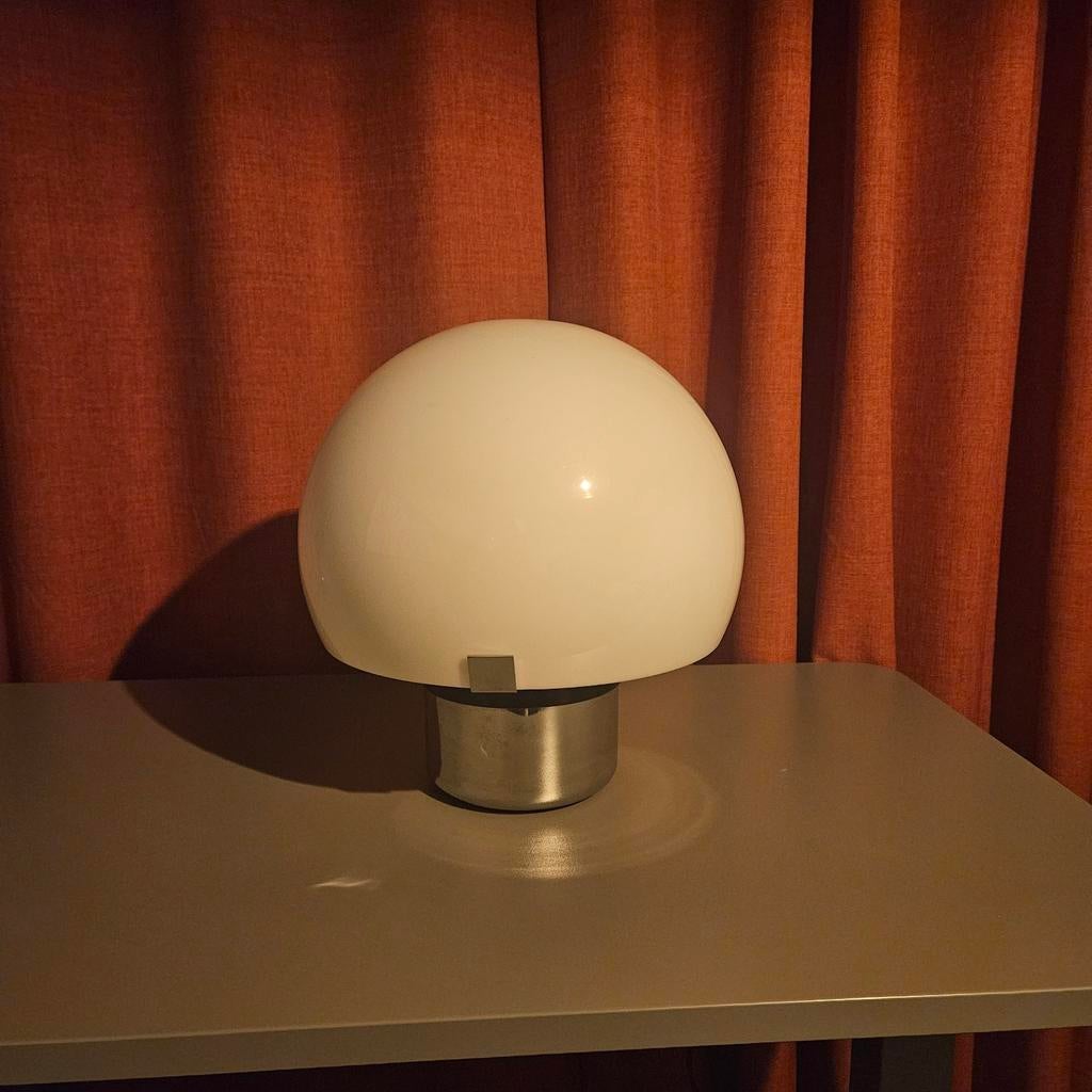 Vintage Metalarte tafellamp 2x (zie omschr.), Ophalen of Verzenden, Zo goed als nieuw, Metaal