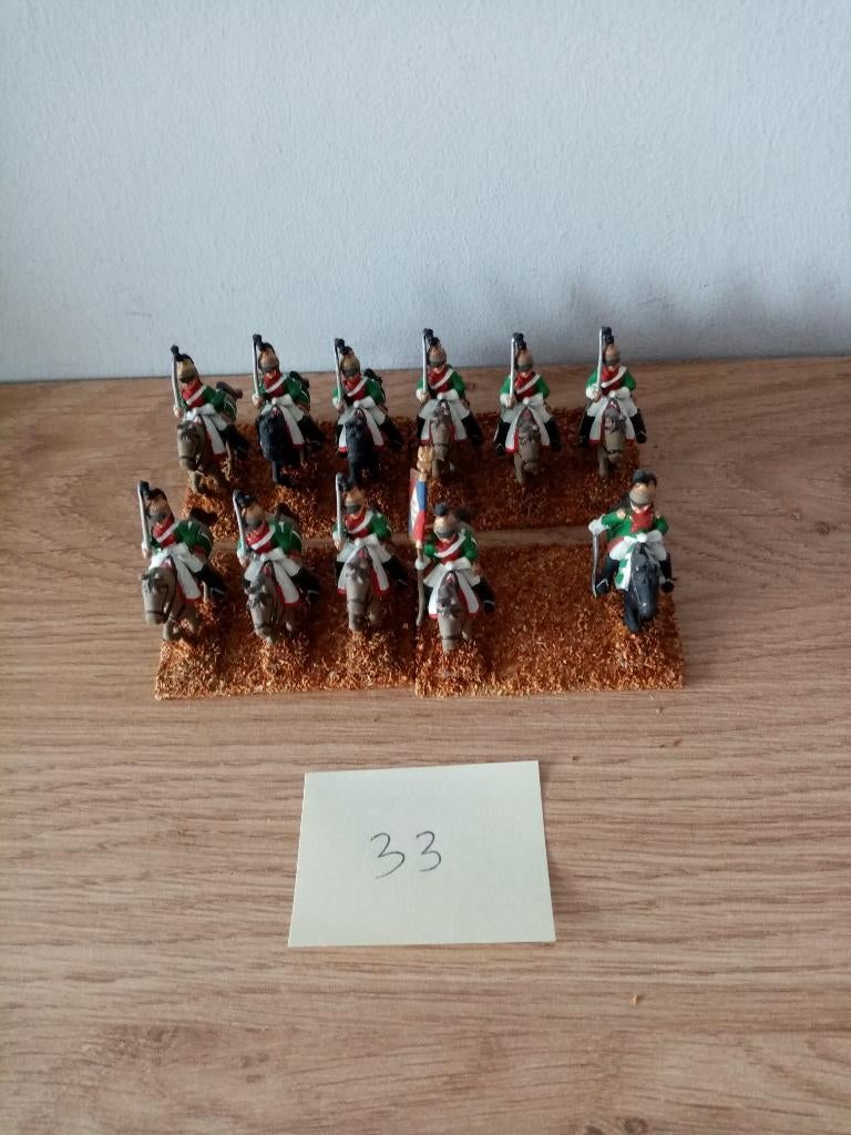 Slag bij waterloo, dragoon frankrijk(33)25 mm,tin, Minifigs, Hobby en Vrije tijd, Modelbouw | Figuren en Diorama's, Ophalen of Verzenden