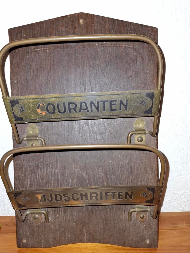 Vintage Couranten & Tijdschriften Houder, Ophalen of Verzenden
