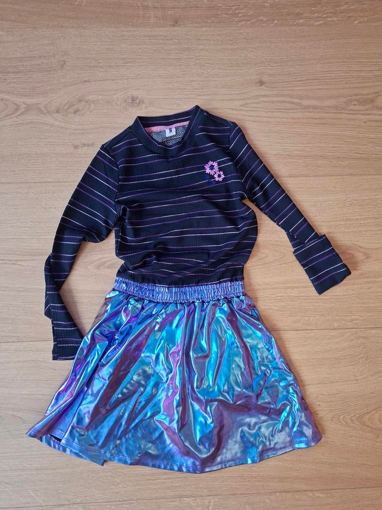 B.Nosy jurk maat 134-140 zo goed als nieuw, B.Nosy, Meisje, Ophalen of Verzenden, Zo goed als nieuw