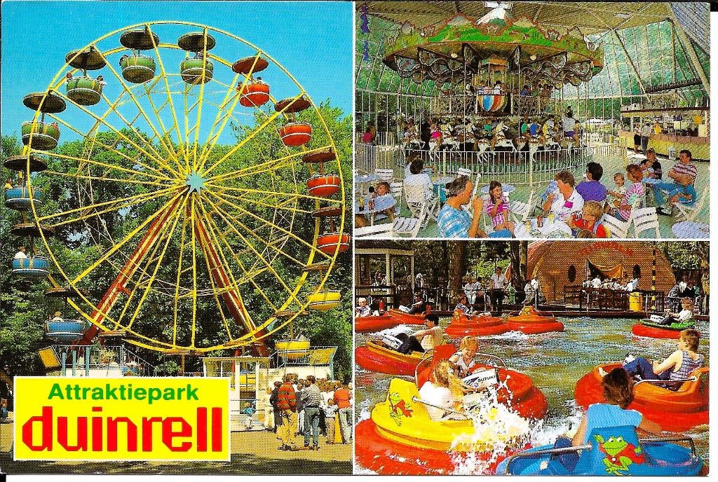 Ansichtkaart	Wassenaar	Duinrell	Attraktiepark	3-luik, Verzenden, 1980 tot heden, Gelopen, Zuid-Holland