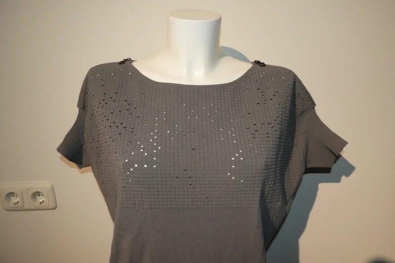 Sarah Pacini heel fijn gebreid vestje wikkel vestje one size, Verzenden, Sarah Pacini, Maat 42/44 (L), Zo goed als nieuw