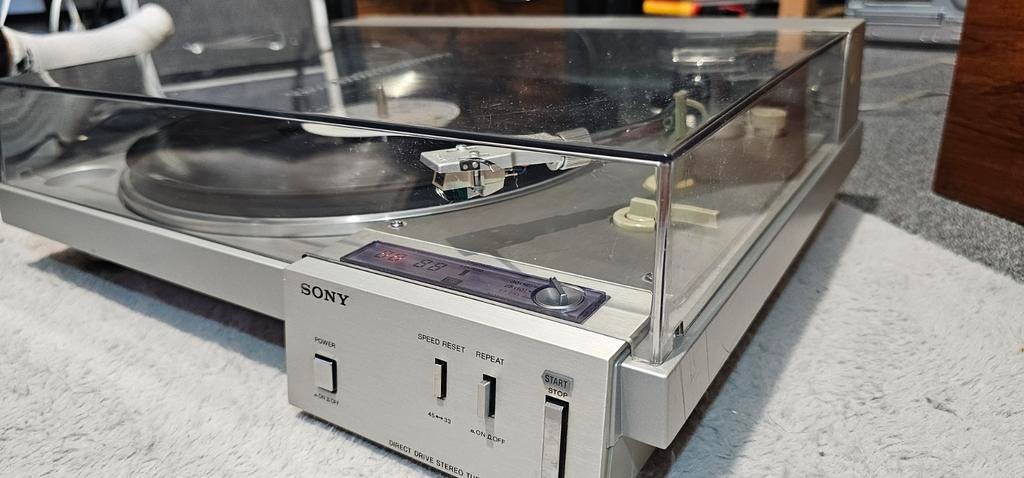 Sony PS-10F Volautomatische Platenspeler Technics Naald, Gebruikt, Automatisch, Ophalen of Verzenden, Platenspeler