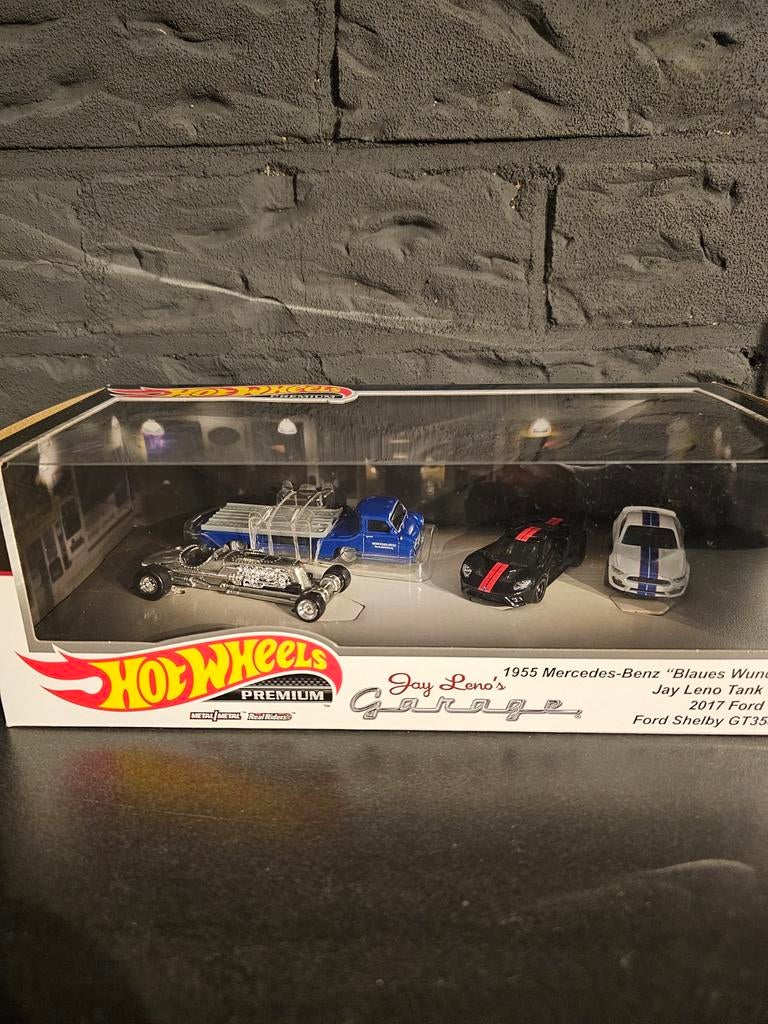 Hotwheels premium diorama set Jay Leno, Ophalen of Verzenden, Nieuw, Overige merken