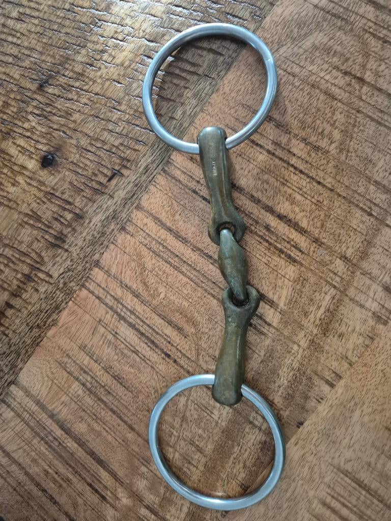 K&K Ultra sprenger bit, aurigan dubbel gebroken, 14 cm, Dieren en Toebehoren, Ophalen of Verzenden, Gebruikt, Dressuur