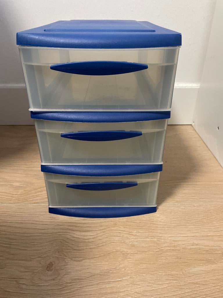 Klein opbergkastje voor tafel - 15x10x20 cm, Huis en Inrichting, Kasten | Ladekasten, Gebruikt, Ophalen of Verzenden, 3 of 4 laden