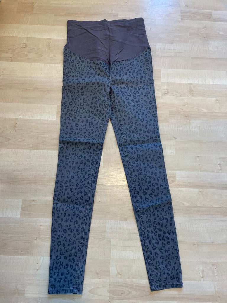 Zwangerschapsbroek H&M maat 36, Kleding | Dames, Positiekleding, Ophalen of Verzenden, Maat 36 (S), Grijs, Gedragen