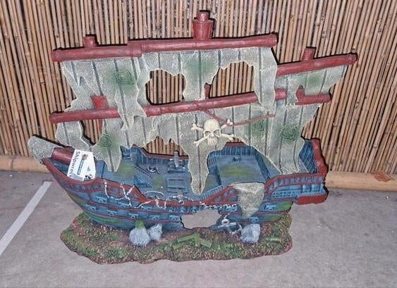 Nieuw Superfish Aquarium decoratie XXL shipwreck schip 66cm, Ophalen of Verzenden, Nieuw