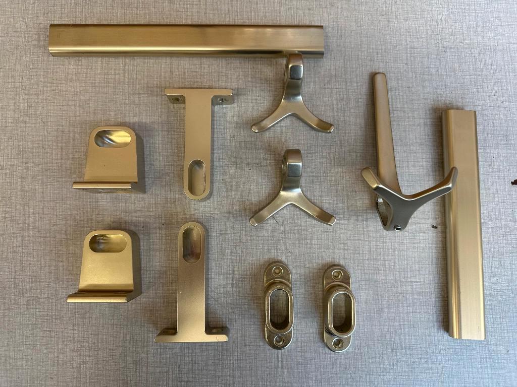 Partij Hermeta garderobe garnituur, Wandkapstok, Nieuw, Ophalen of Verzenden, Minder dan 100 cm