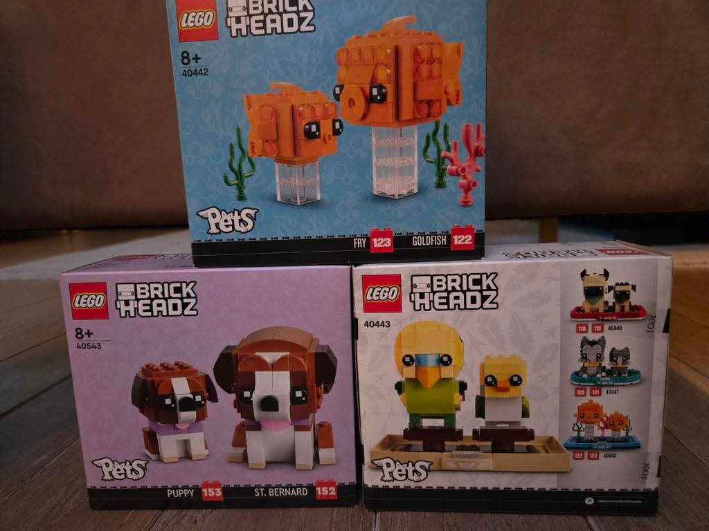 Lego Brickheadz 40442 goldfish zgan, Ophalen of Verzenden, Zo goed als nieuw, Complete set, Lego