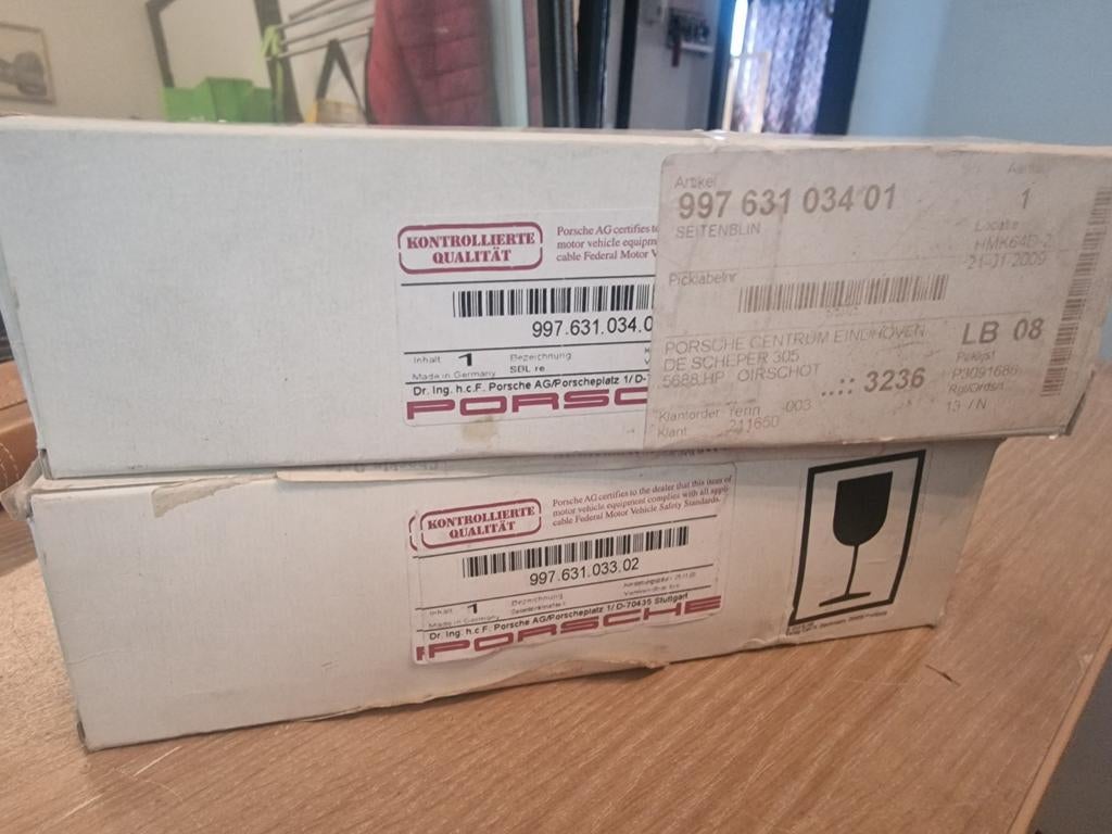 Porsche 997 Knipperlichten - 2008 997 C4S, Auto-onderdelen, Ophalen of Verzenden, Gebruikt, Porsche