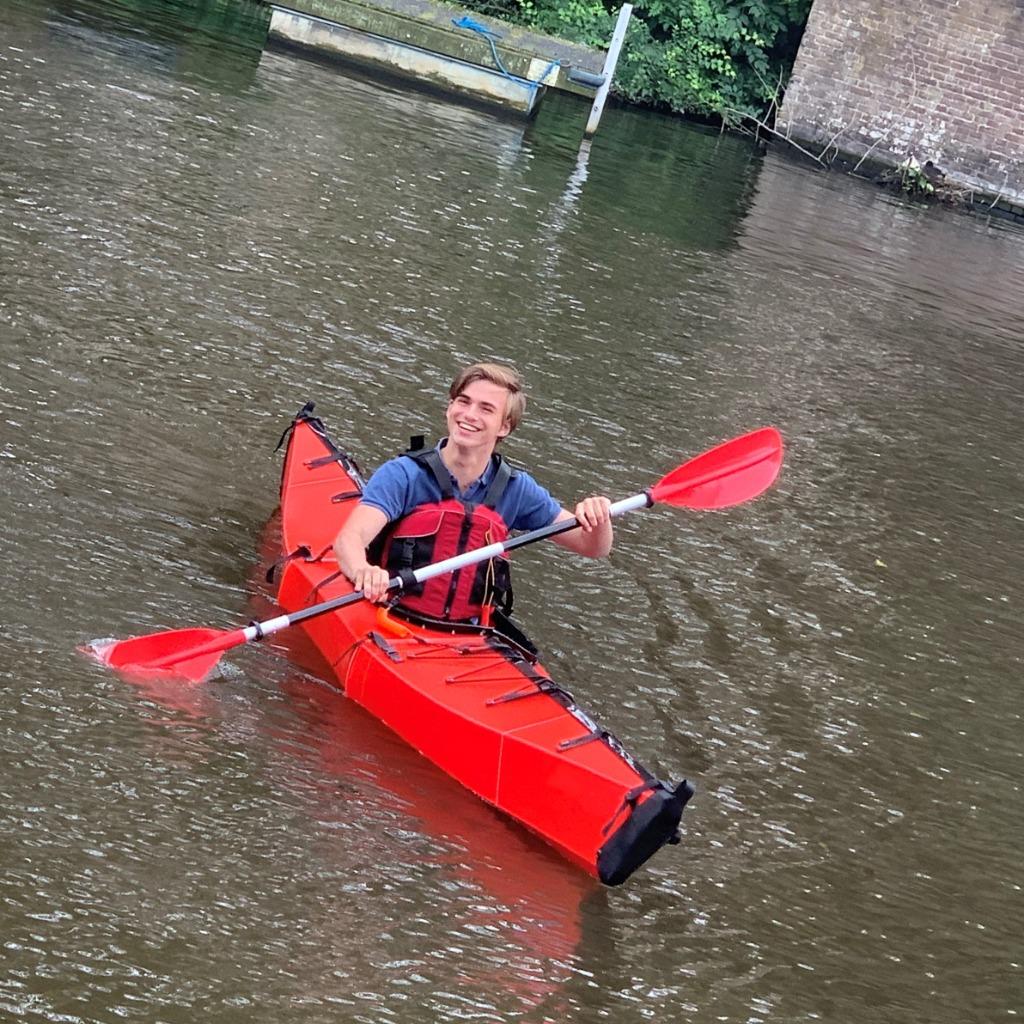 Winterdeal Vouwkayak ROOD: bespaar €700 !!, Ophalen, Nieuw, 1-persoons