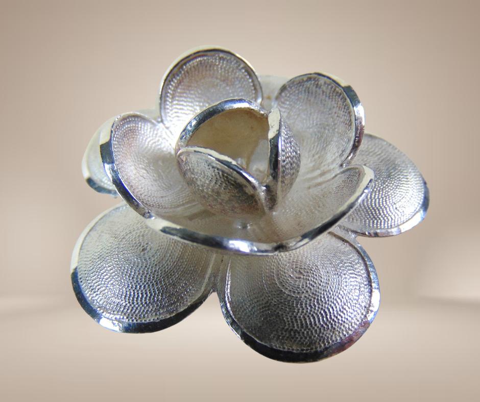 NIEUWE 925 zilver sublieme verfijnde 3D filigraan broche!, Sieraden, Tassen en Uiterlijk, Broches, Verzenden, Minder dan 4 cm