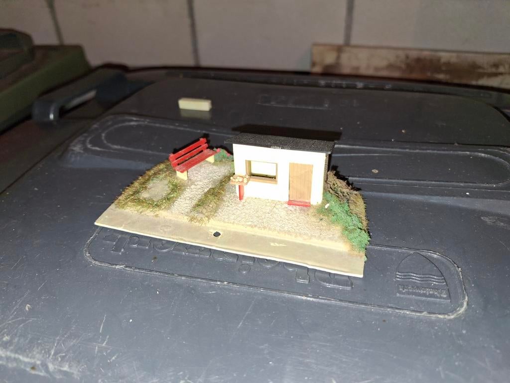 Station loods huisjes modelspoor modeltreinbaan, Hobby en Vrije tijd, Modeltreinen | H0, Ophalen of Verzenden, Gelijkstroom of Wisselstroom