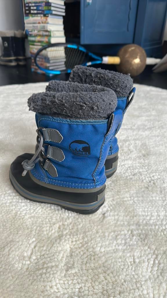 Skischoenen maat 30, Blauw, Boots, Ophalen of Verzenden, Zo goed als nieuw
