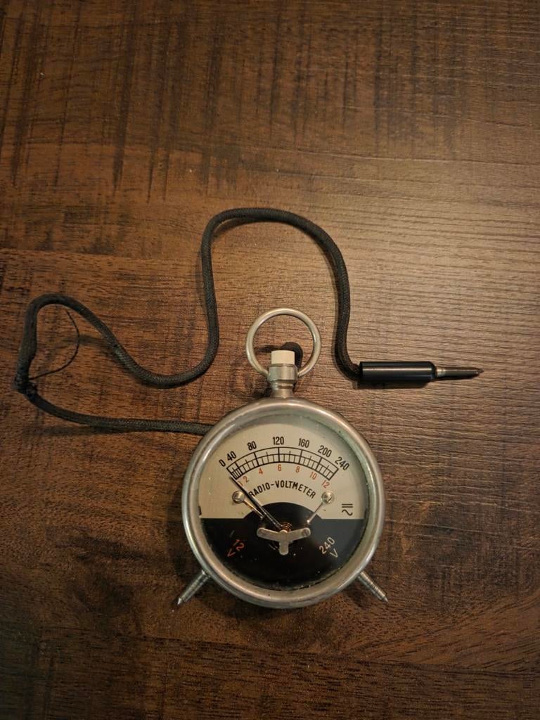 Oude Duitse Radio Voltmeter, Ophalen of Verzenden