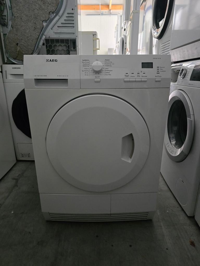 Keurige ruime AEG Lavatherm condensdroger! 8KG! Garantie!🚚✅, Ophalen of Verzenden, Zo goed als nieuw, Aeg, 85 tot 90 cm