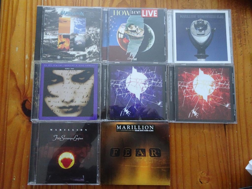 Marillion cds: FEAR + Happiness is the Road + Brave, Ophalen of Verzenden, Zo goed als nieuw