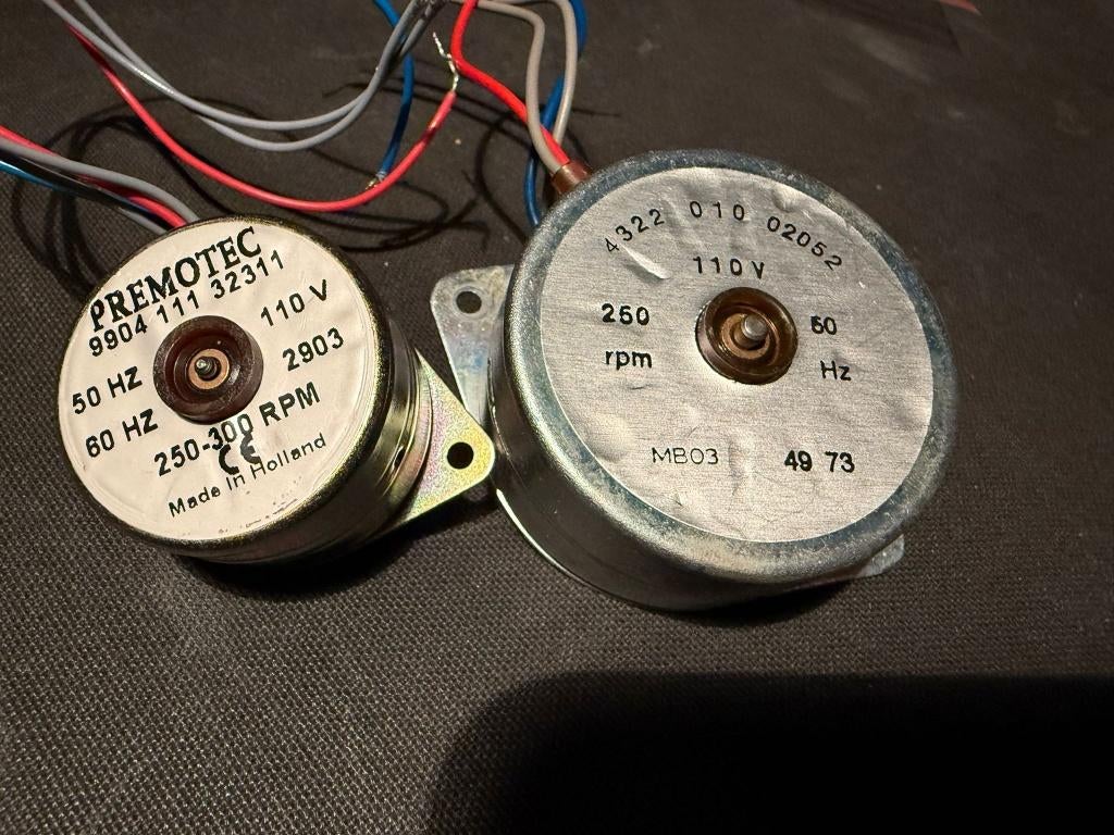 Premotec / Allied Motion / Airpax / Thorens AC motoren, Ophalen of Verzenden, Gebruikt, Platenspeler-onderdeel, Overige merken