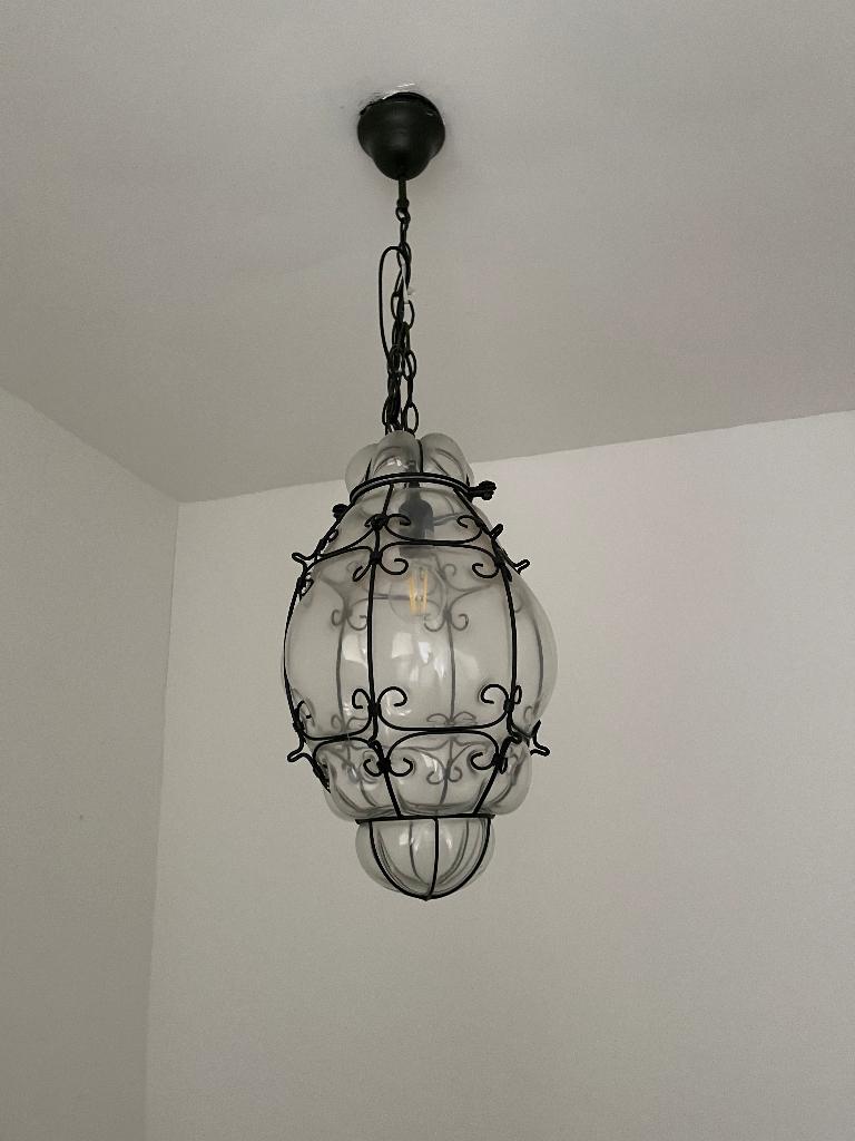 Venetiaanse hanglamp €70, Ophalen of Verzenden, Minder dan 50 cm