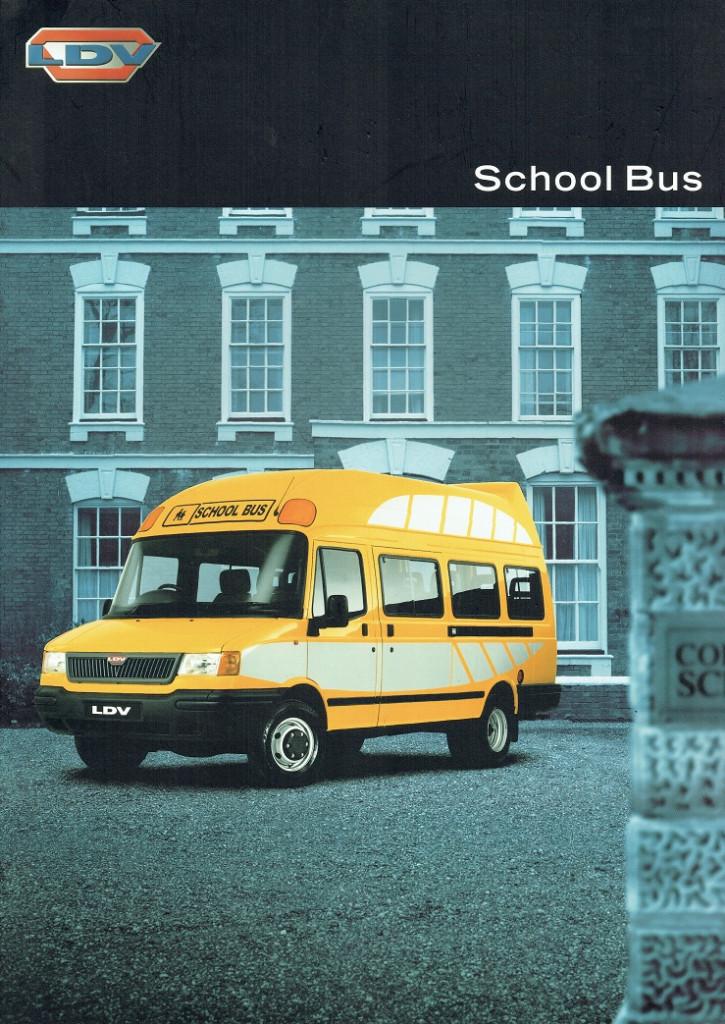 Folder LDV Convoy School Bus (Engelse uitgave - ca.2001), Boeken, Auto's | Folders en Tijdschriften, Gelezen, Overige merken, Verzenden