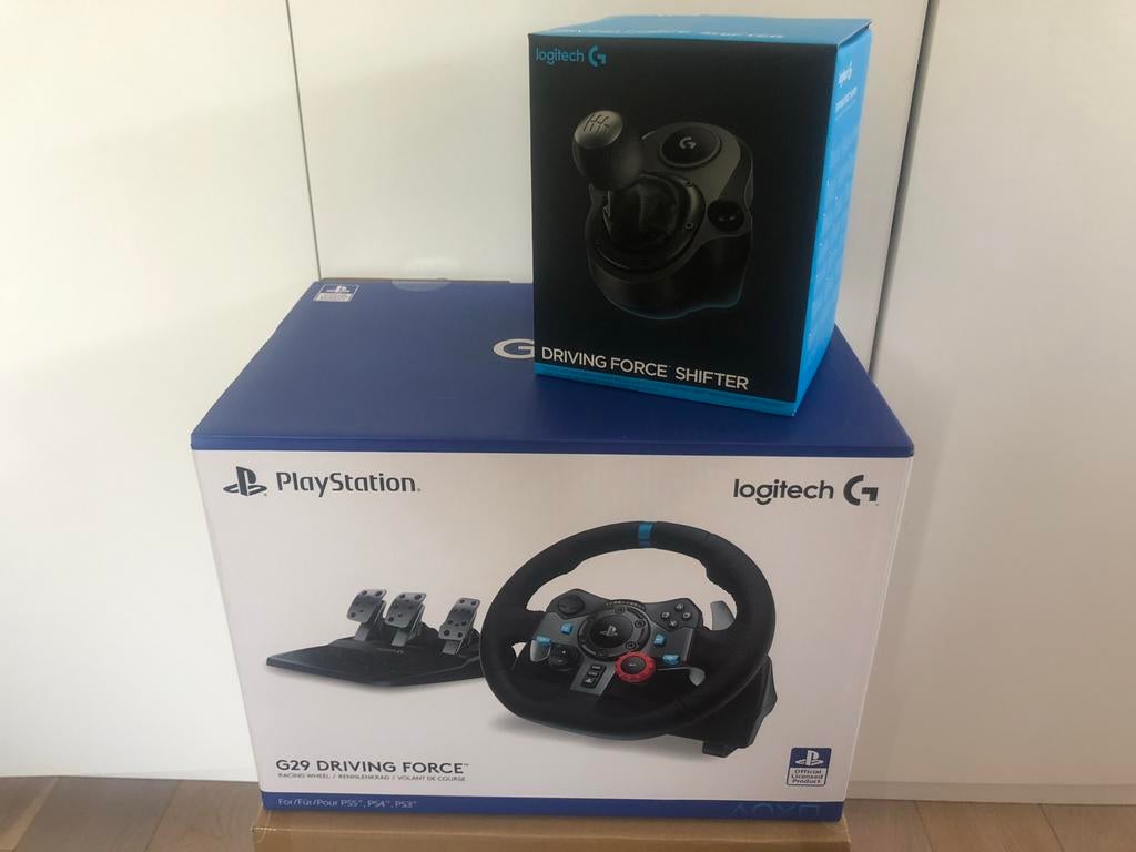 Logitech G29 Racestuur + Shifter, Ophalen of Verzenden, Zo goed als nieuw