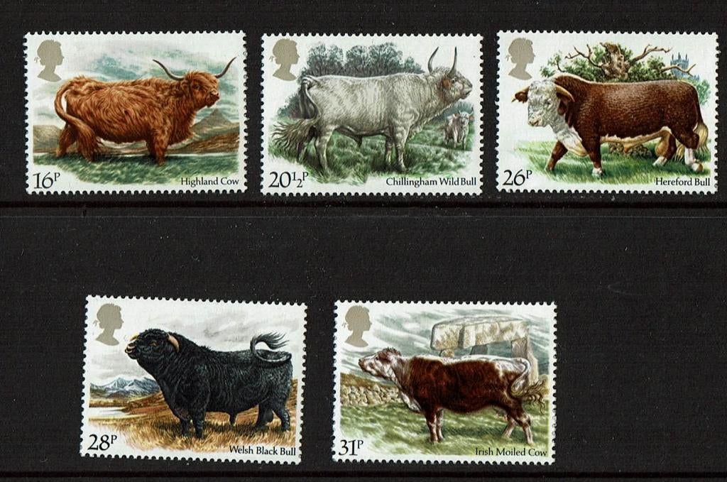 Engeland michel 979-983 postfris, Verzenden, Postfris