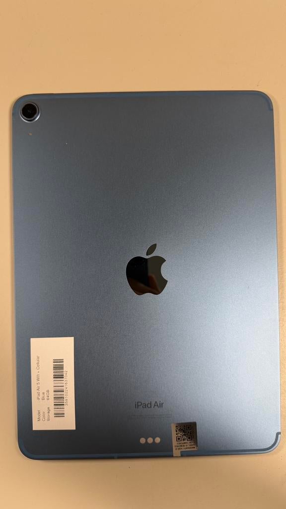 Apple iPad Air 5 – 64GB – 4G – 6 maanden garantie, 10 inch, Blauw, Apple iPad Air, Refurbished