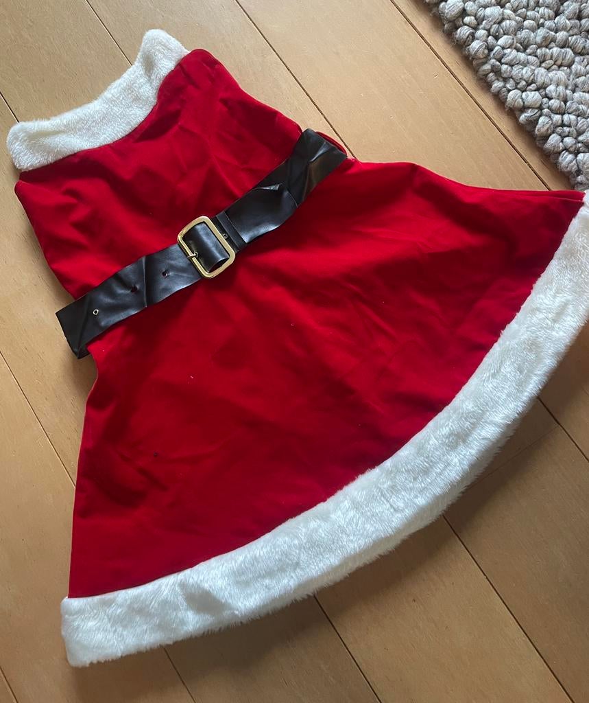 Rood wit strapless jurkje M, Maat 38/40 (M), Carnaval, Ophalen of Verzenden, Kleding