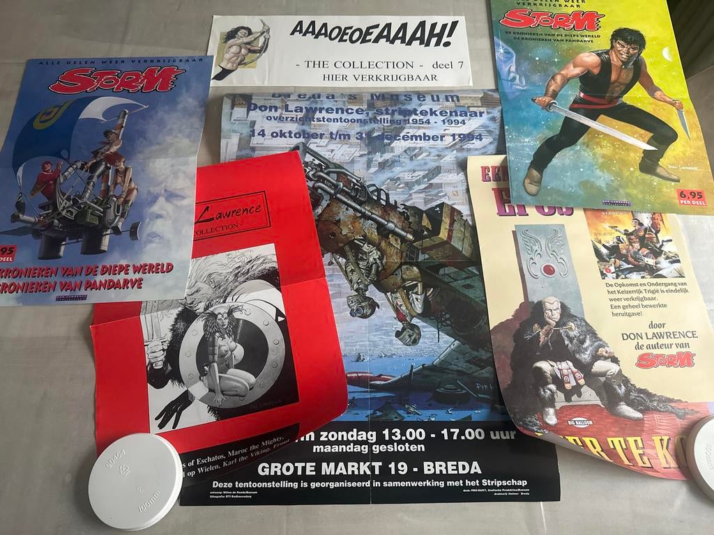 Collectie Storm , Don Lawrence en Posters, Eén stripboek, Ophalen of Verzenden, Gelezen