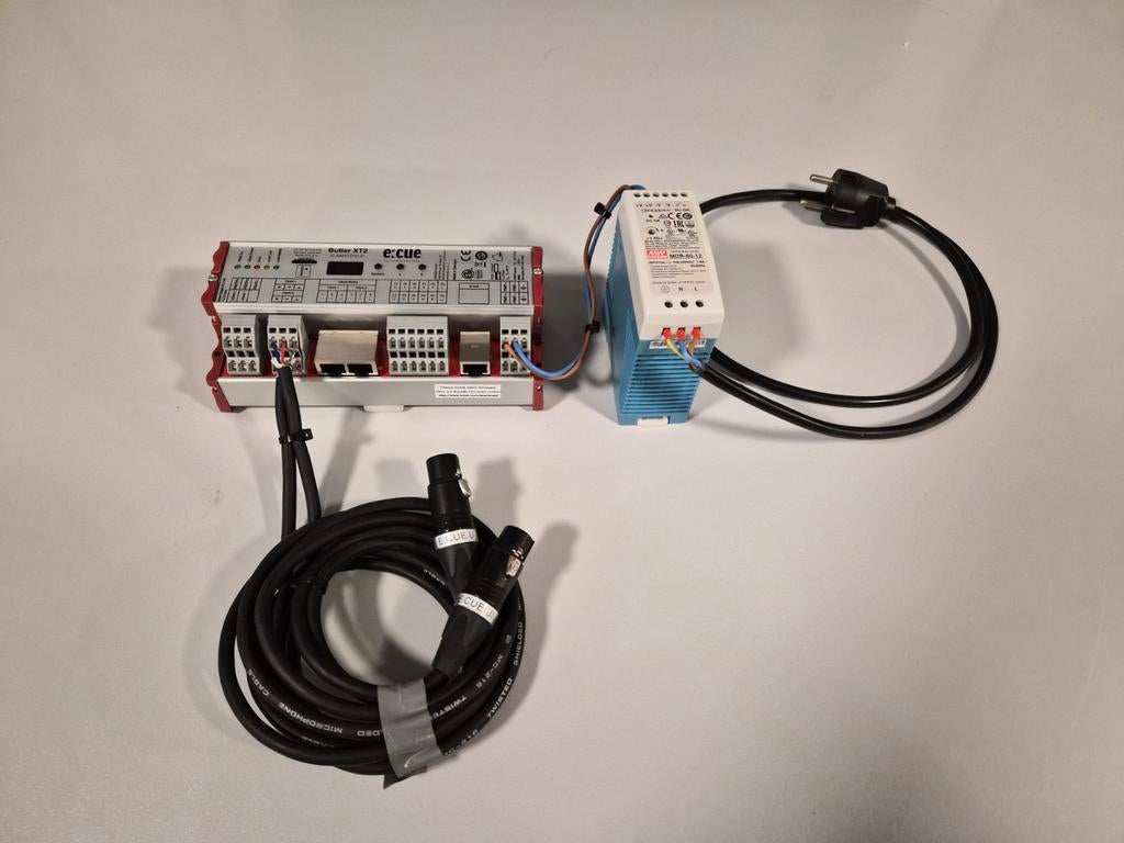 E cue butler XT2 met voeding, Ophalen of Verzenden, Gebruikt