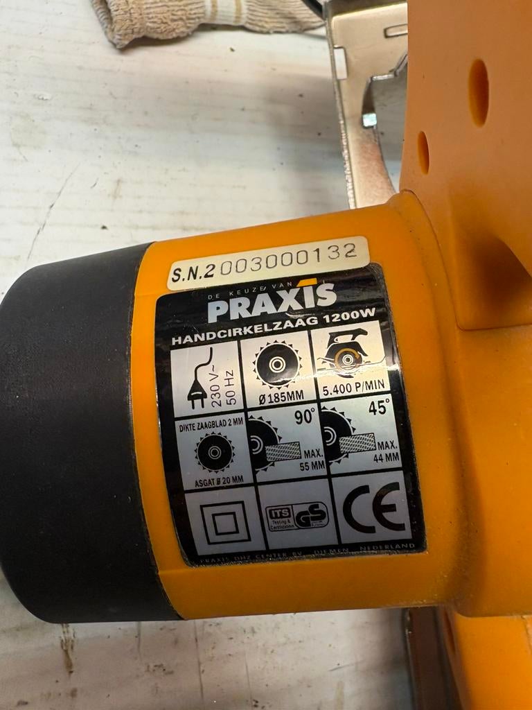 Elektrische cirkelzaag, Ophalen, Cirkelzaag, Zo goed als nieuw, 30 tot 70 mm