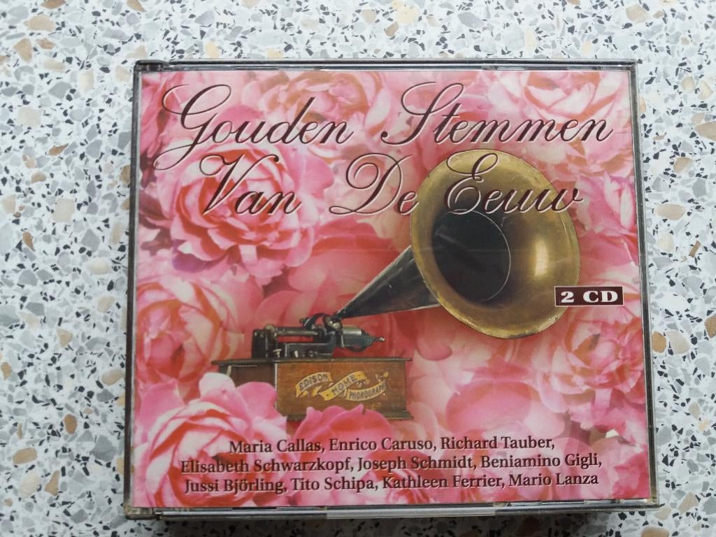 Een dubbel CD van "Gouden Stemmen Van De Eeuw"., Ophalen of Verzenden, Zo goed als nieuw, Romantiek, Boxset