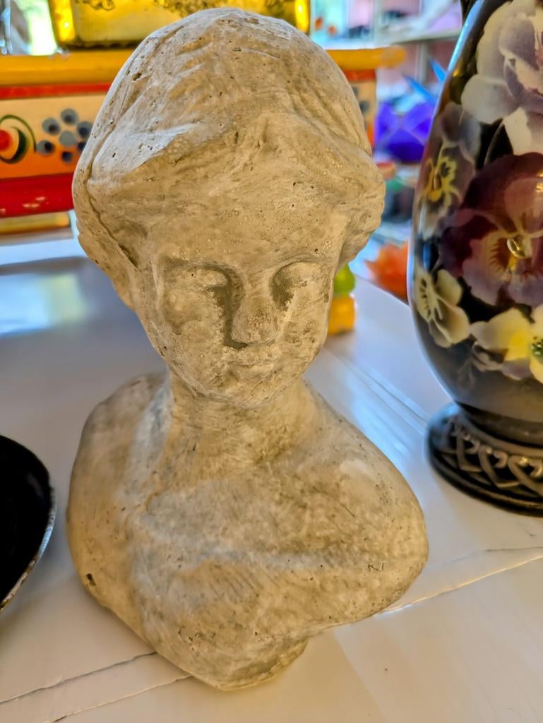 Rustieke Brocante Buste, Ophalen of Verzenden