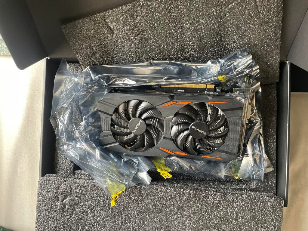 Gigabyte GTX 1050 Ti 4GB, PCI-Express 3, Gebruikt, HDMI, Ophalen of Verzenden