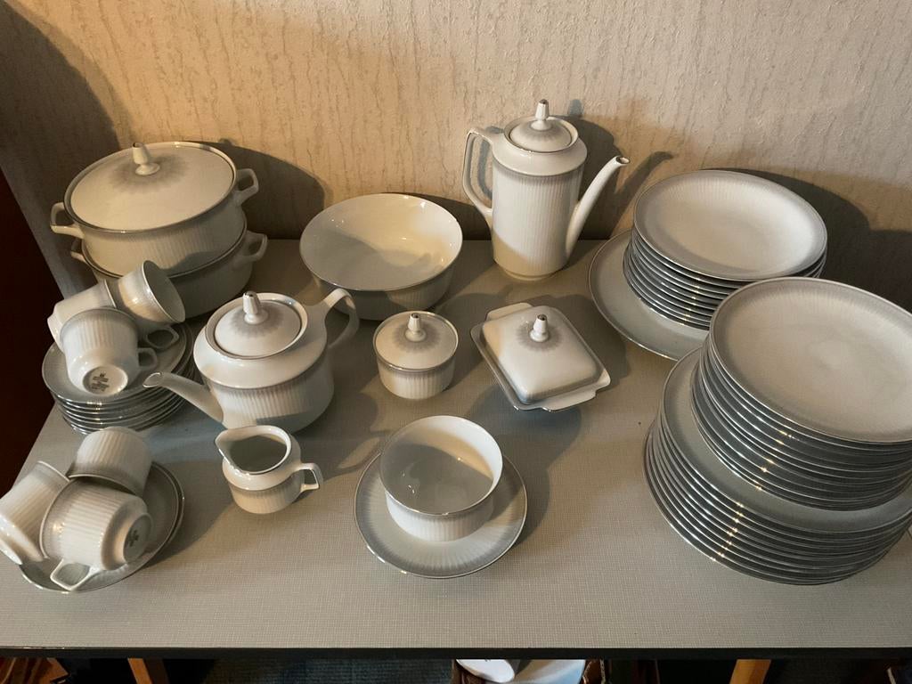 Servies Duits Bavaria porselein, Antiek en Kunst, Antiek | Servies compleet, Ophalen