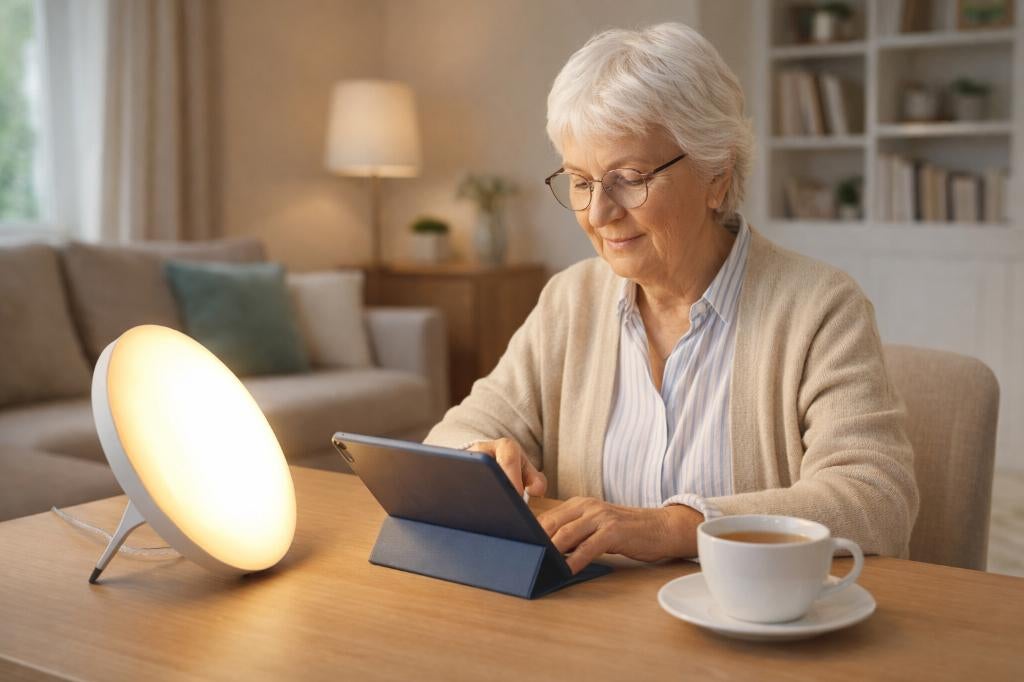 Energie daglichtlamp / Lichttherapielamp met sfeerlichtoptie, Witgoed en Apparatuur, Persoonlijke-verzorgingsapparatuur, Nieuw
