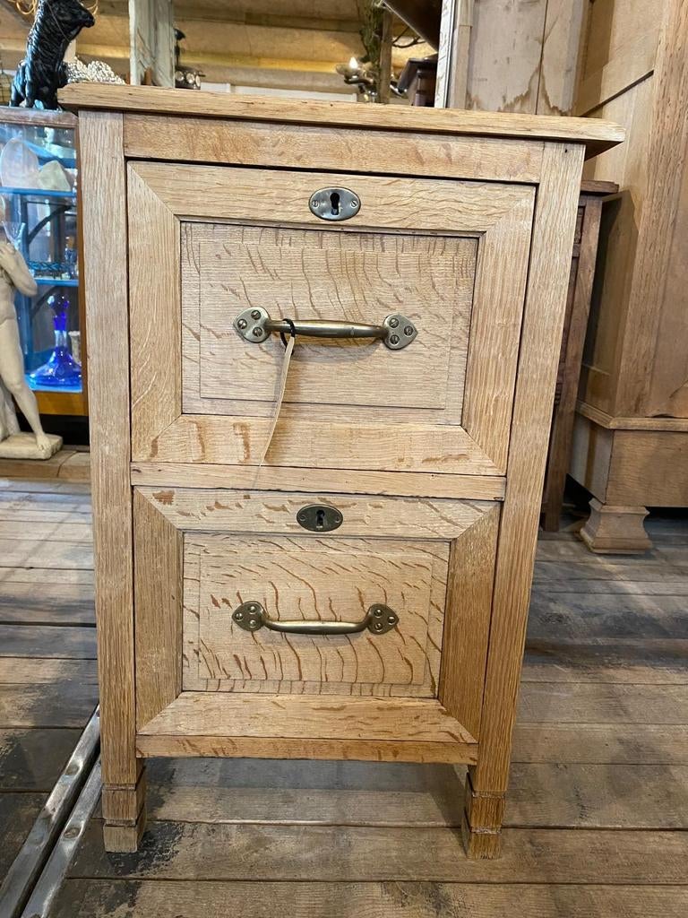 Stoere landelijke Franse archiefkast ladekast, Ophalen